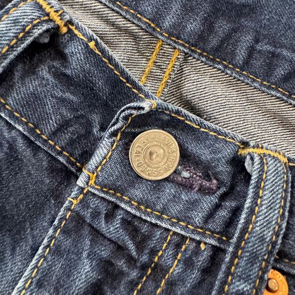 Levi’s 511 Women’s Slim Straight Jeans White Label Button Fly 31x30 Y2K 90s - Picture 7 of 14